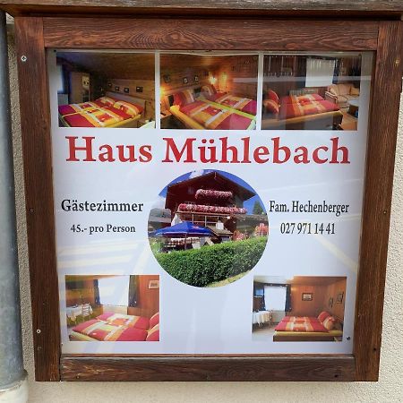 Hotel Haus Muehlebach Ernen Dış mekan fotoğraf